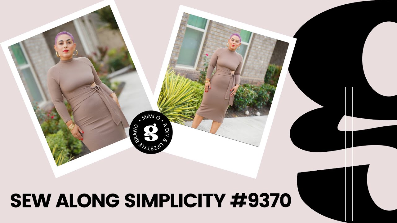 SEW-ALONG FOR MY SIMPLICITY #9370 DRESS PATTERN