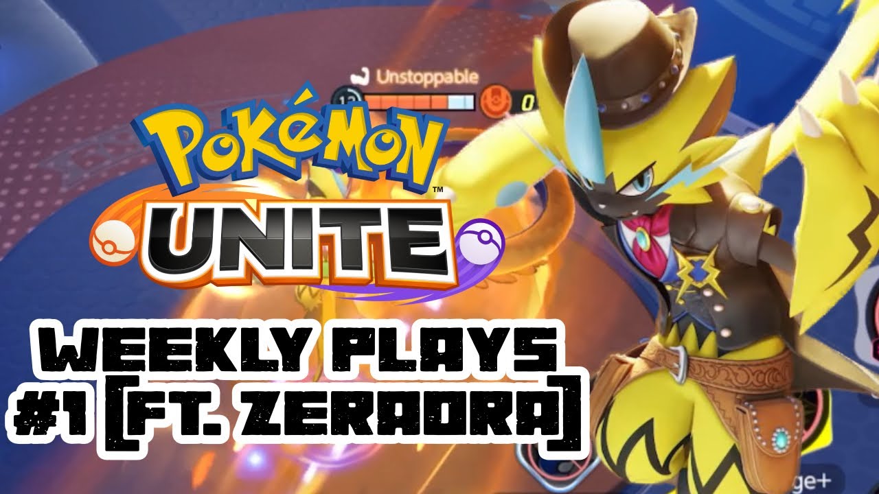 Zeraora’s On His Way to His New Holowear   Pokemon Unite Weekly Plays
