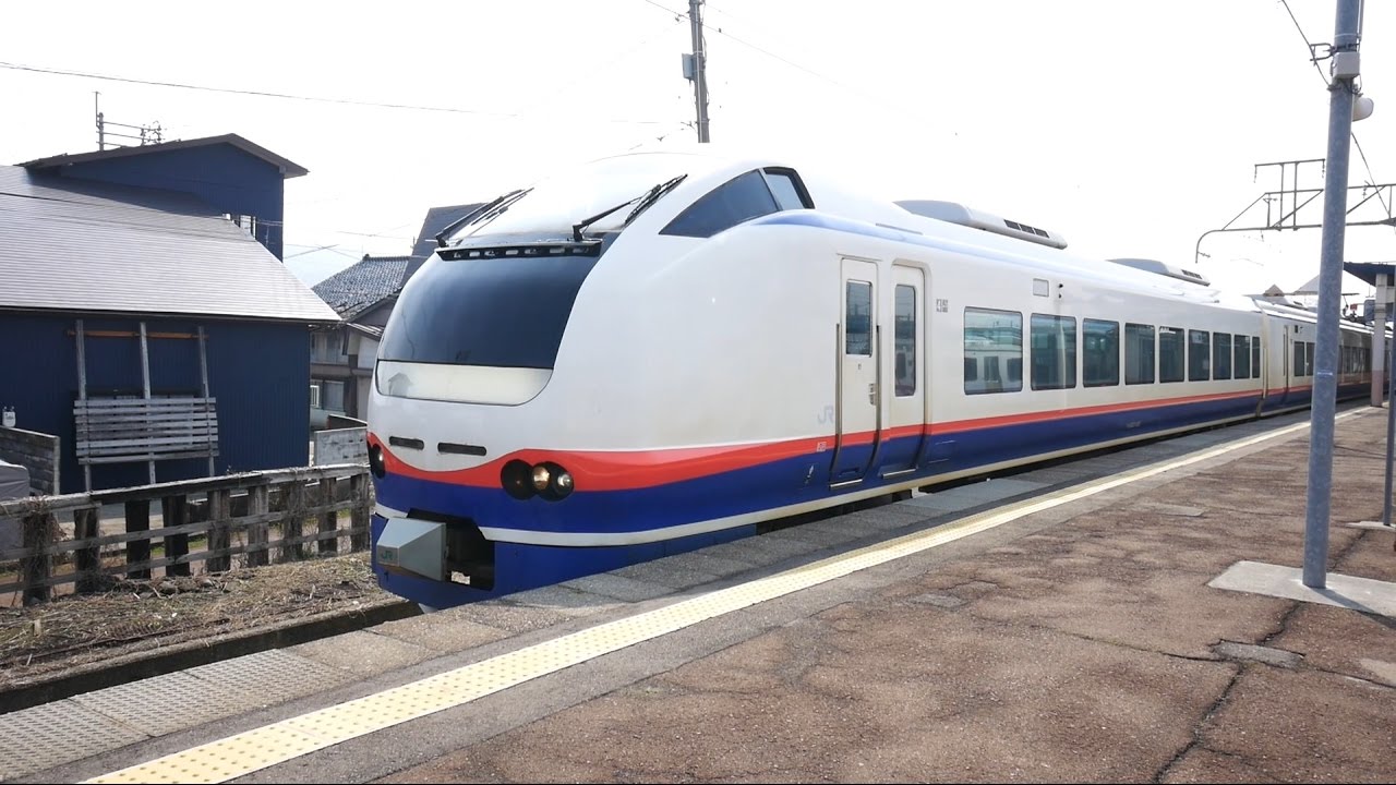 JR東日本 特急しらゆき３号 （E653系運行） 超広角車窓 進行左側 新井～新潟