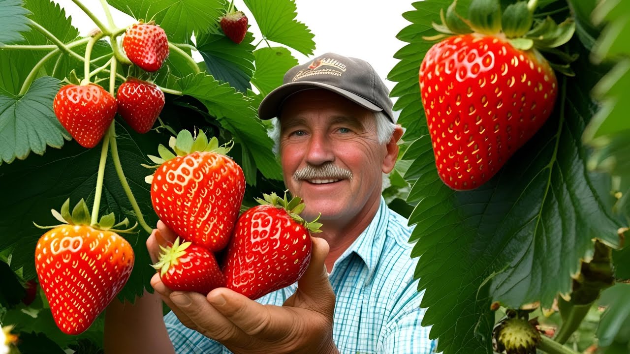 Я делаю ЭТО уже 65 лет, и клубника всегда вырастает до максимума.