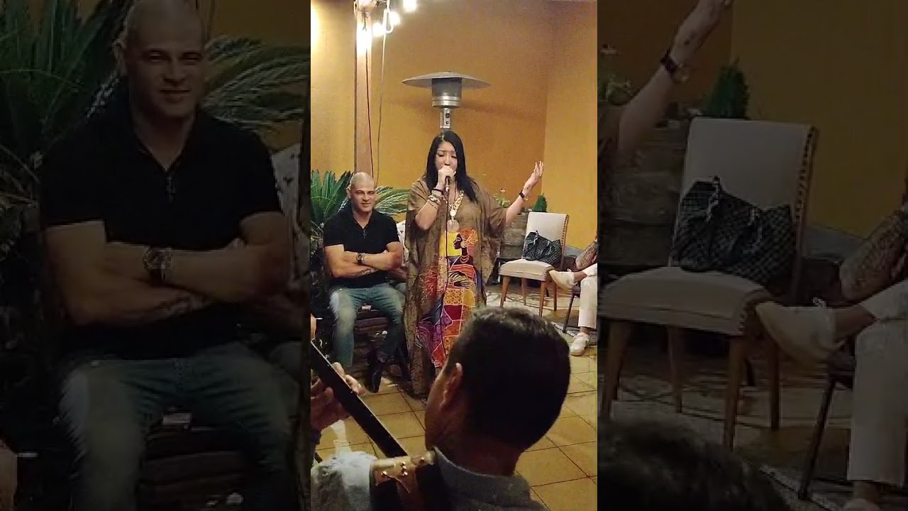 Evidencias al ritmo de vals. Tania Pantoja, Tito Manrique (Guitarra), Miguel Patiño (Percusión)