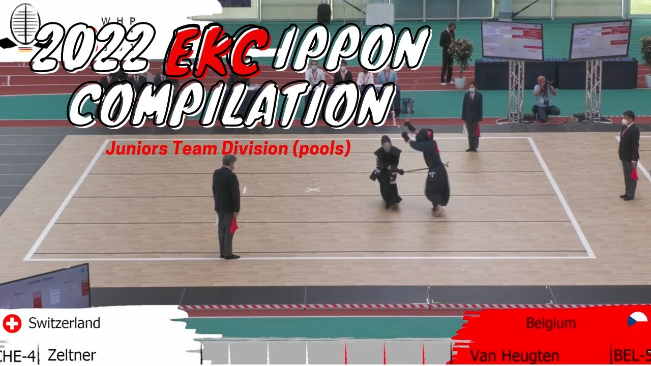 31st European Kendo Championship (2022 EKC) Junior Teams Ippon Compilation (Pools) Kendo shiai