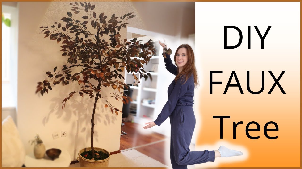 DIY faux tree \\ HOW TO \\ Fall style tree