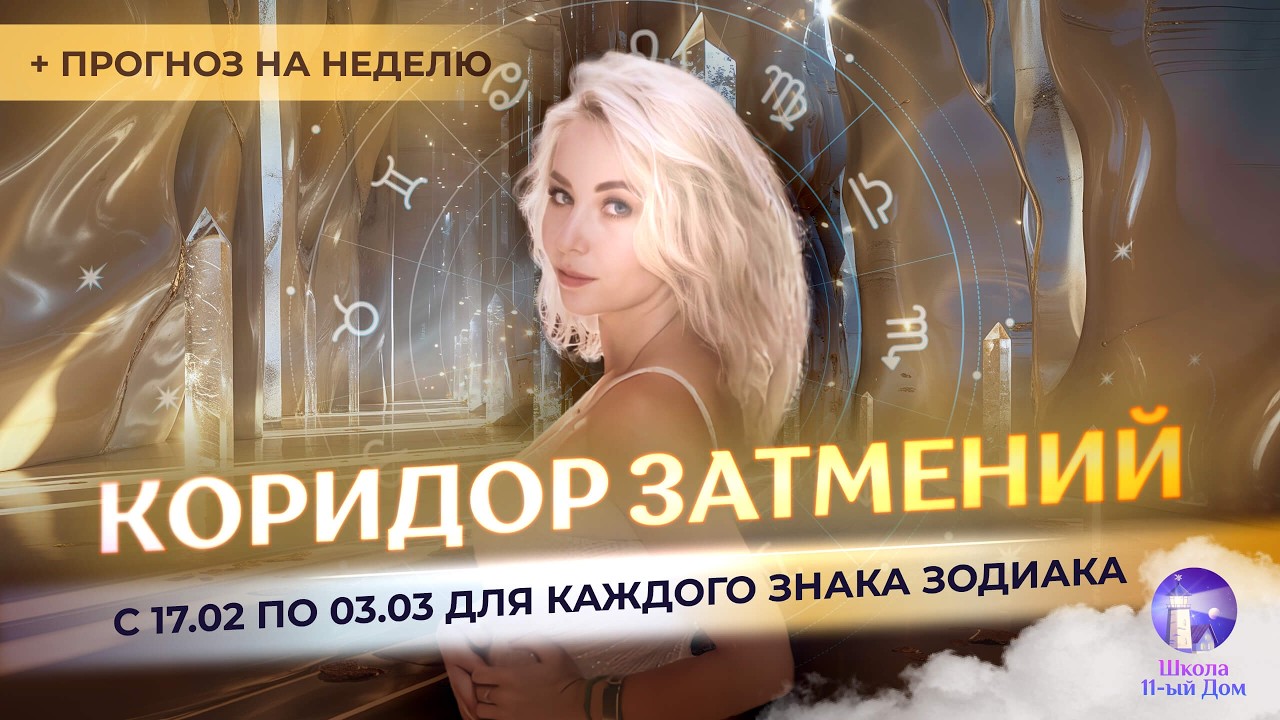 🌓 Коридор затмений (17.02-03.03) и прогноз на неделю для каждого знака зодиака
