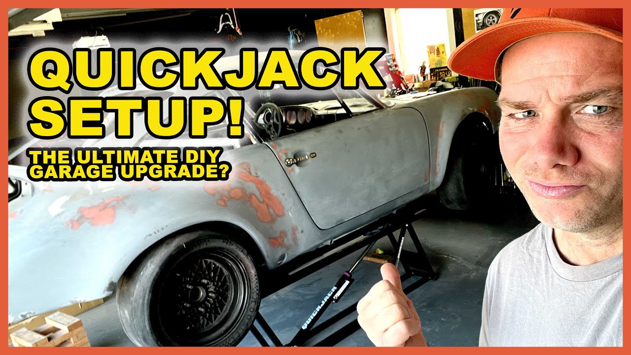 QuickJack Car Lift Unboxing and Setup // Is This The ULTIMATE Garage Upgrade???