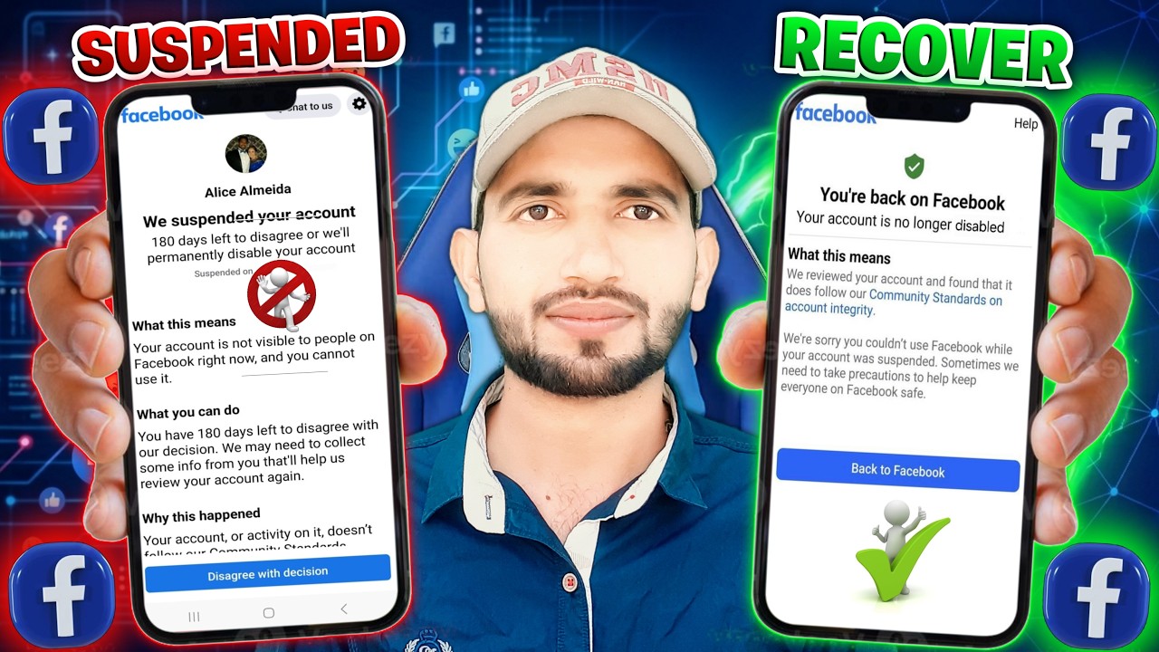 We Suspended Your Account Facebook 180 Days 2026 | Facebook Suspended Account Recovery