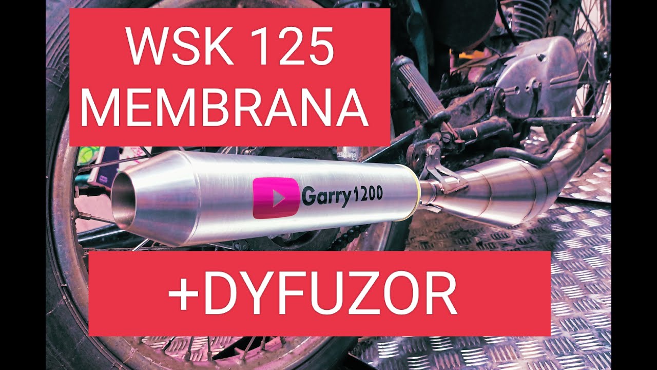 WSK 125 Membrana + Dyfuzor z Jack Motors!! Prawie 13 KM!!! Jak zrobić sportowy wydech? Garry odc 17
