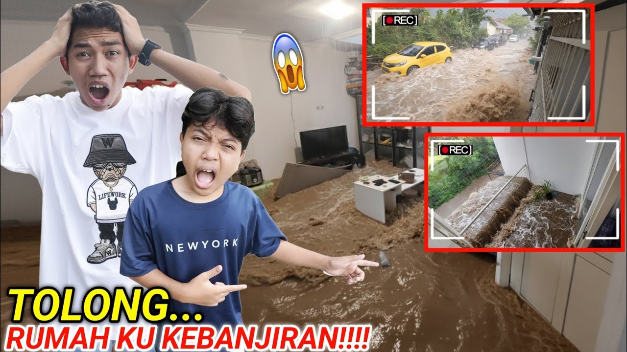 RUMAH ARIK KEBANJIRAN😭SEMUA BARANG DAN MOBILNYA H4NYUT KEBAWA AIR?? | Mikael TubeHD