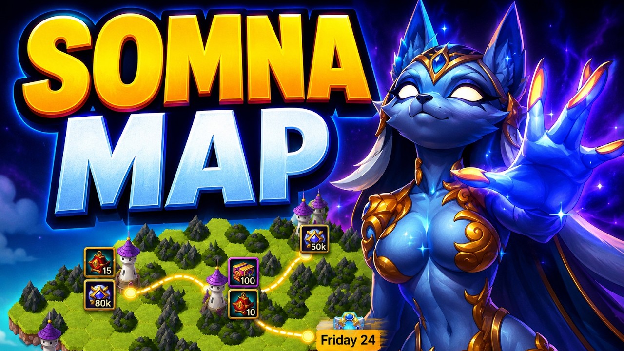 Somna Map Leaked! All Rewards & Move Costs | Hero Wars