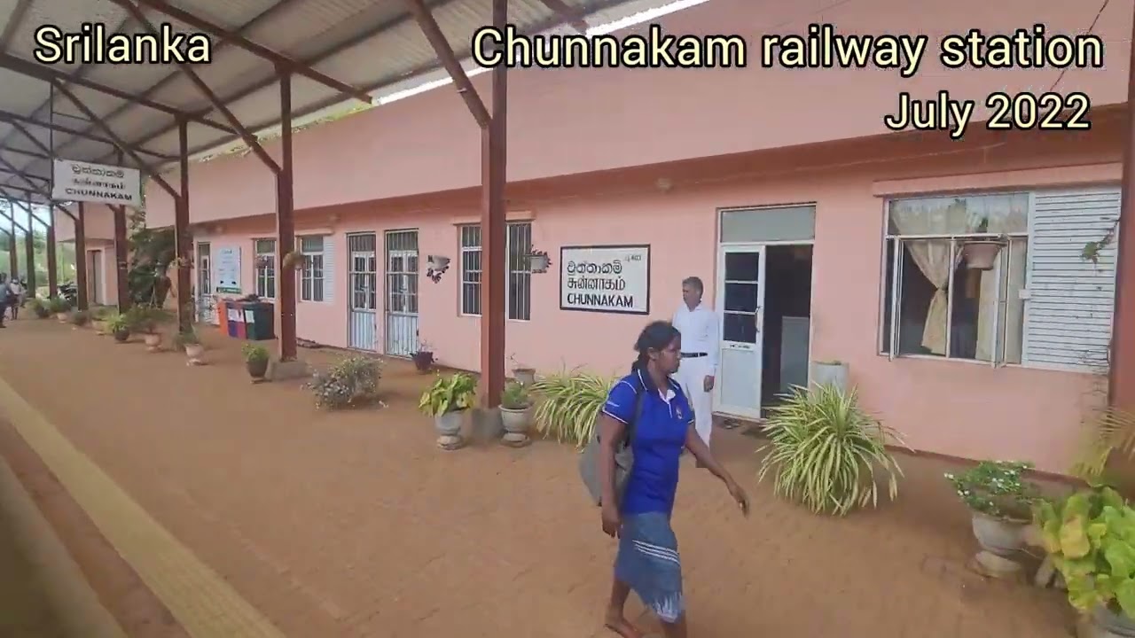 Chunnakam railway station - Srilanka
