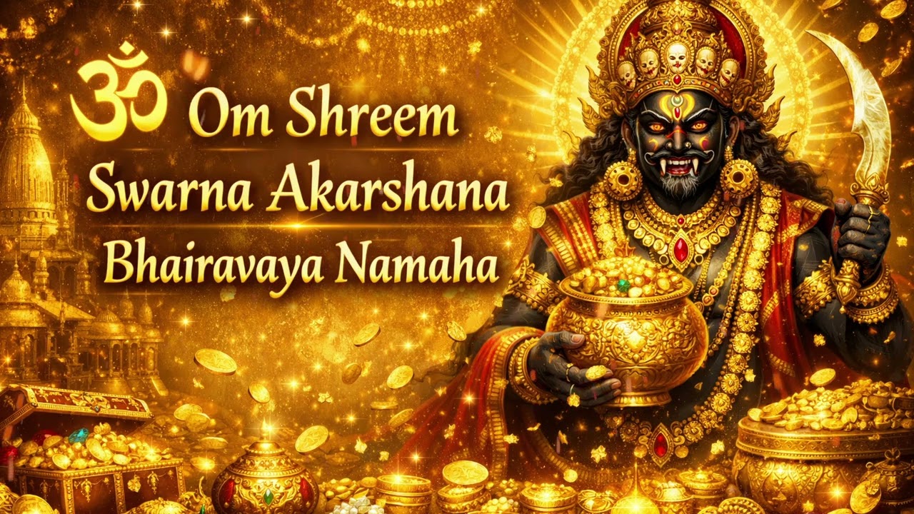 Om Shreem Swarna Akarshana Bhairavaya Namaha | మీ దరిద్రాన్ని తరిమికొట్టే స్వర్ణాకర్షణ భైరవ మంత్రం |