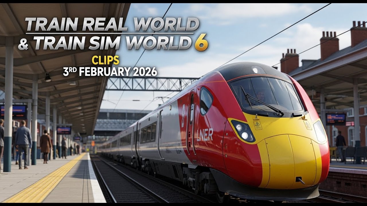 Train Real World & Train Sim World 6 Clips 3rd February 2026 