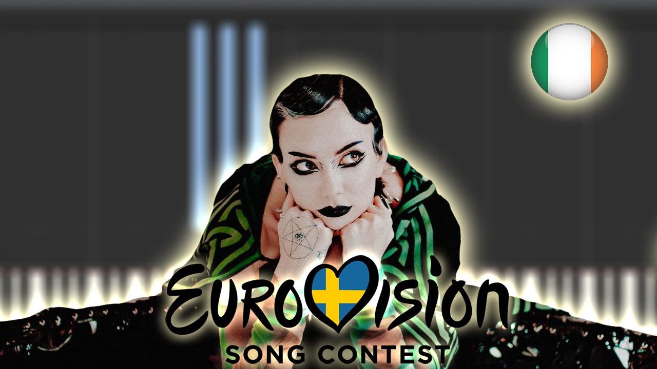 Bambie Thug - Doomsday Blue | Ireland 🇮🇪 | Eurovision 2024 | Piano Tutorial /Partitura /Karaoke/MIDI