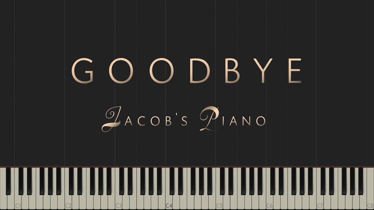 Goodbye - Original Piece \\ Synthesia Piano Tutorial