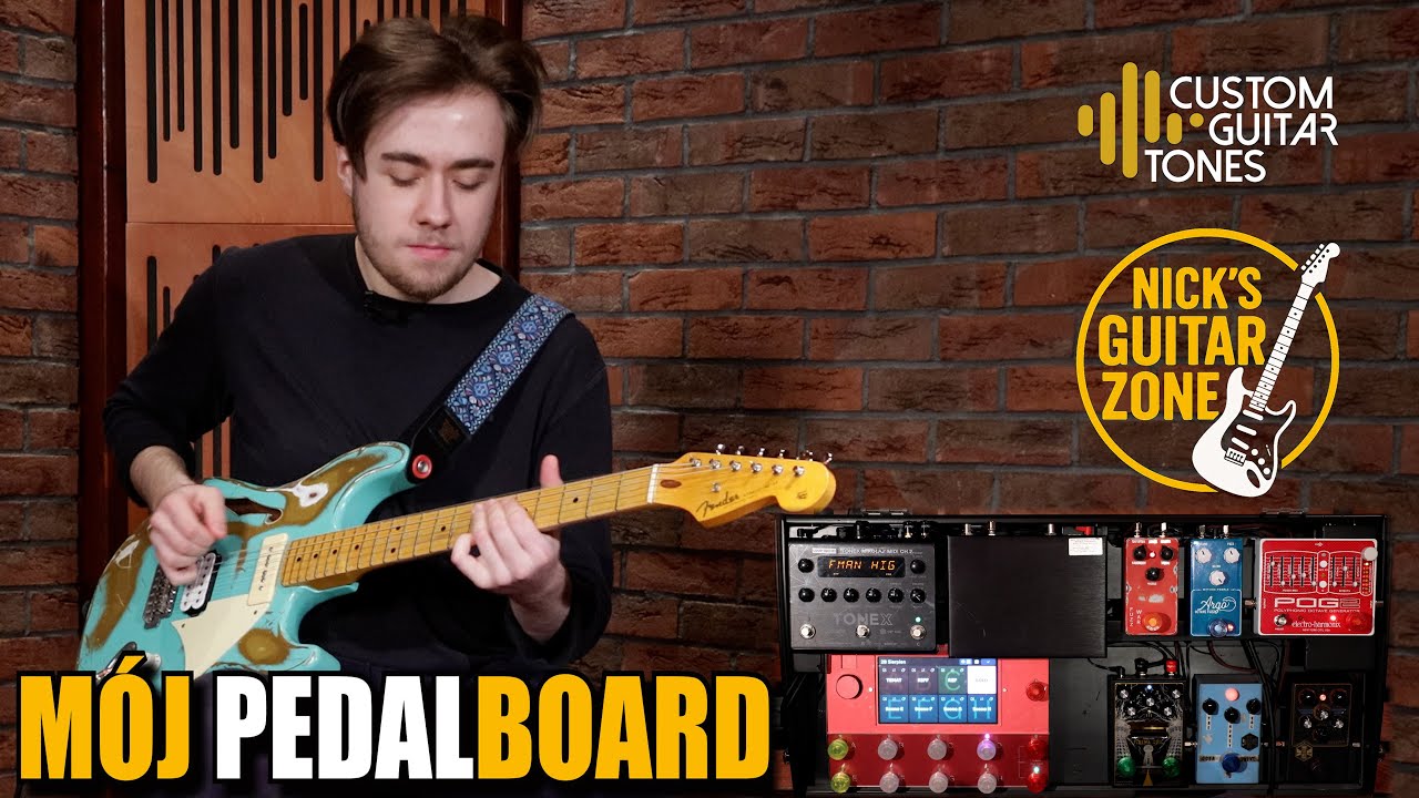 Mój pedalboard - Nick's Guitar Zone
