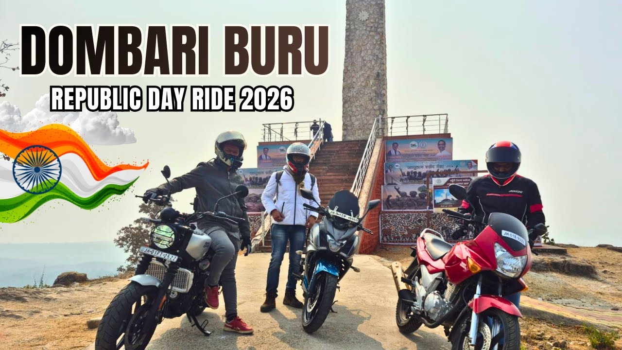 Republic Day Ride (2026) To Dombari Buru  | Jharkhand’s Jallianwala Bagh @niks4lyf 