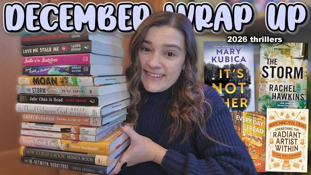 I read 25 books in December and read a few ARCs and lots of nonfiction 🎄🤍☃️🦌❄️ [December Wrap Up]