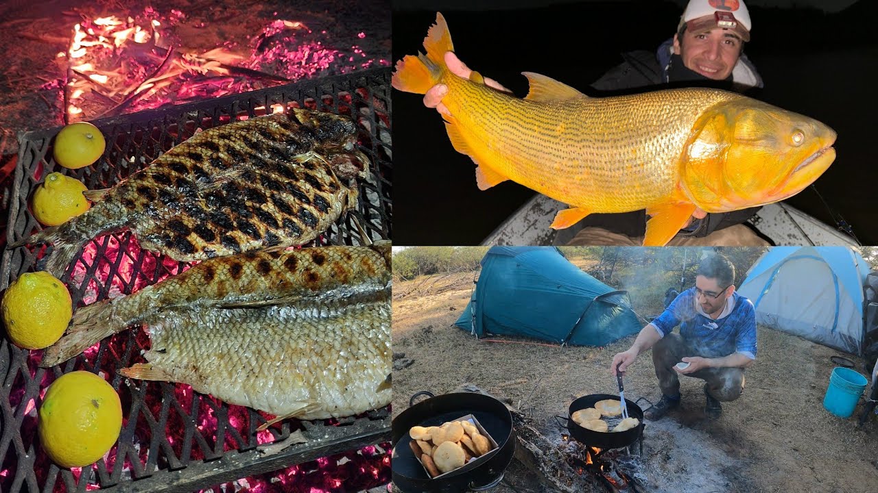 6 DÍAS DE PESCA Y SUPERVIVENCIA, Pesca de grandes peces, acampar y cocinar. Amantes xla pesca 2024