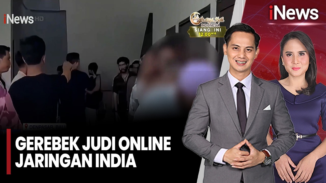 Polisi Gerebek Markas Judi Online WNA India di Bali | iNews Pagi (08/02)