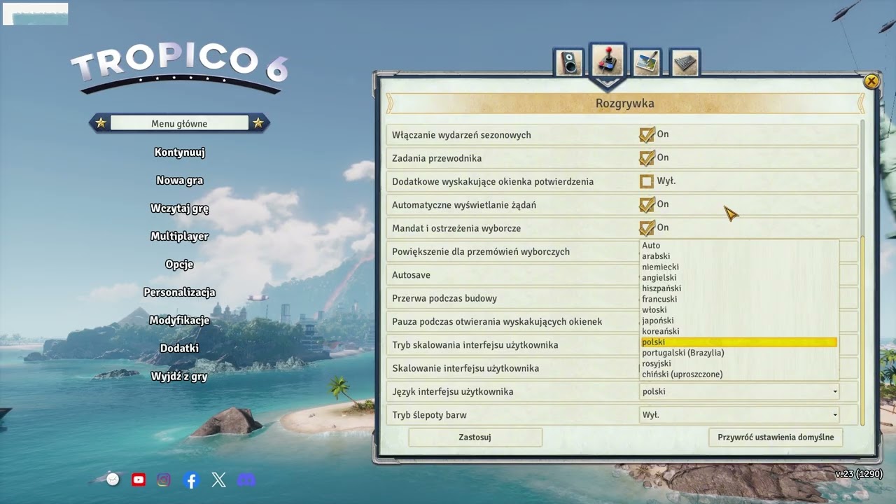 Tropico 6/3/4 Spolszczenie