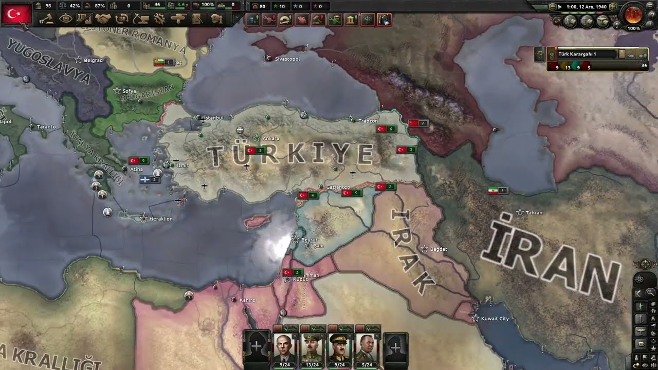Hearts of Iron IV:Malesefki bir önceki seve  döndük.Türkiye serisi 5.bölüm.#oyunumadokunma 