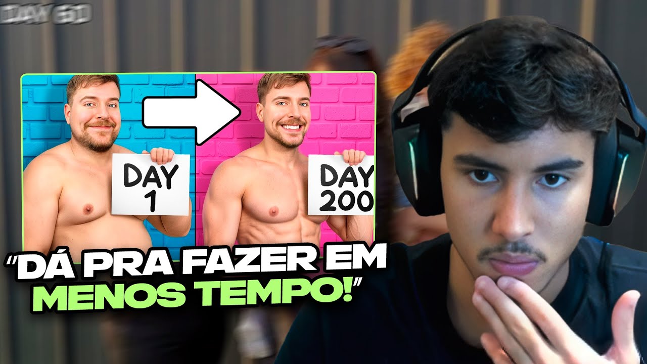 RENATO REAGE: Perca 45 kg e ganhe US$ 250 mil! | MrBeast