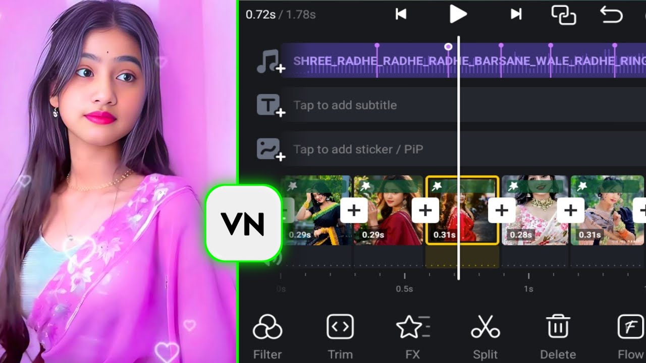 VN Speed Photo Video Editing | How To Make Speed Photo Video In Vn Video Editor | Vn App Tutorial