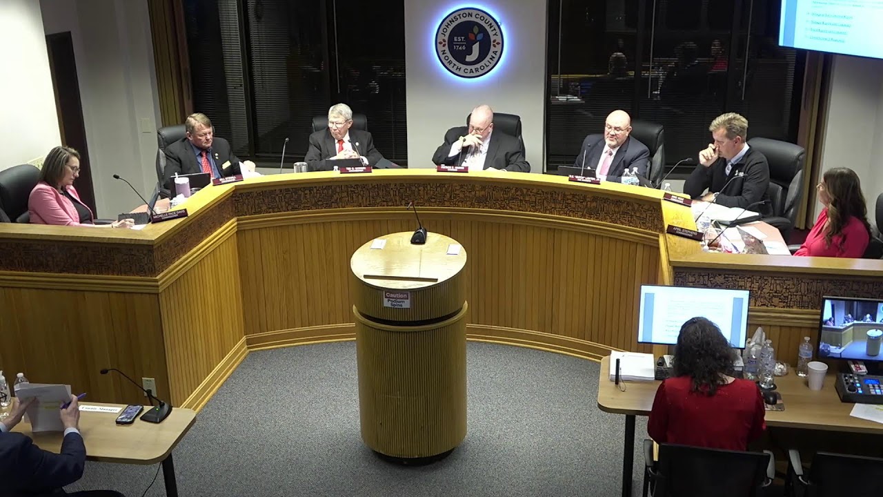February 16, 2026: Johnston County Board of Commissioners Meeting