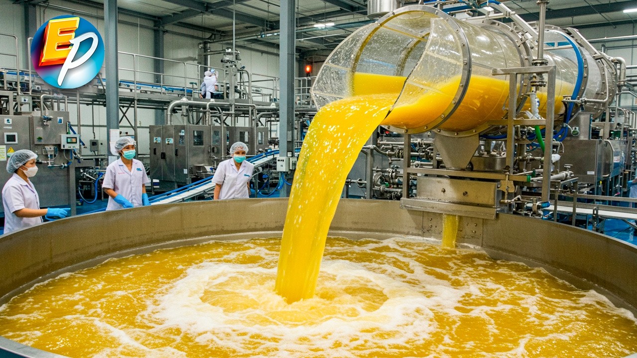 Un mill&oacute;n de litros de zumo de pi&ntilde;a: un proceso de producci&oacute;n incre&iacute;ble 🍍🏭