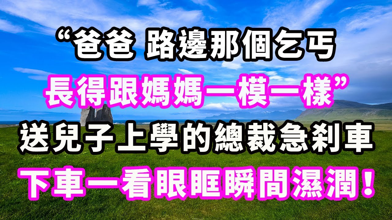 “爸爸，路邊那個乞丐，長得跟媽媽一模一樣！”送兒子上學的總裁急刹車，下車一看眼眶瞬間濕潤！#爽文#大女主#現實情感#家庭
