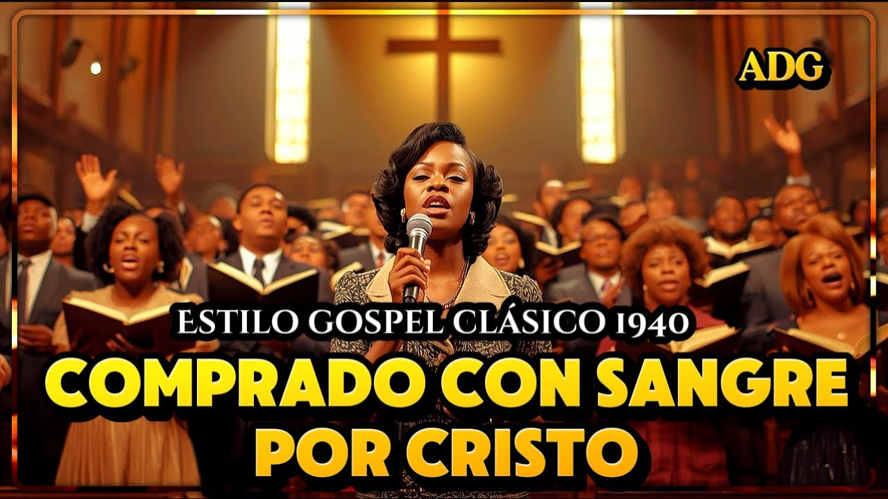 Gospel Clásico 1940|🎙️ ”Comprado por sangre por Cristo” Himno del himnario estilo góspel 1940