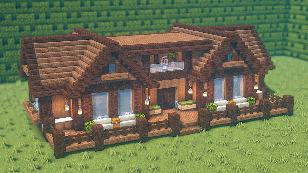 Minecraft: How To Build a Starter House (Survival Base) Tutorials [#31] | 마인크래프트 건축, 돌 요새
