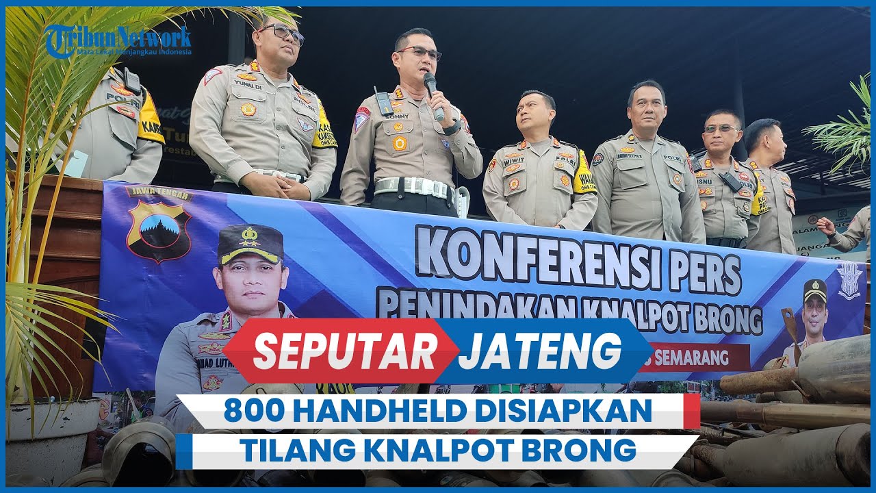 Polda Jateng Siapkan 800 Handheld Alat Tilang Pengendara Berknalpot Brong