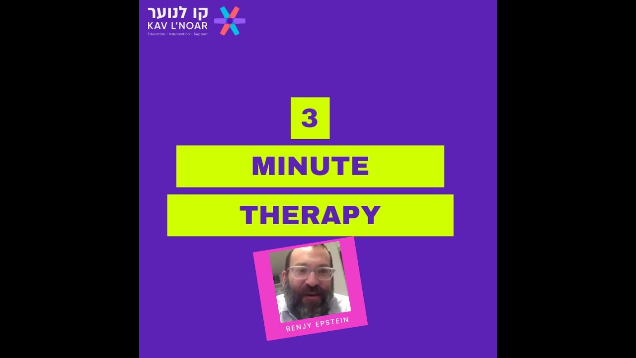 Benjy Epstein  3 minute therapy