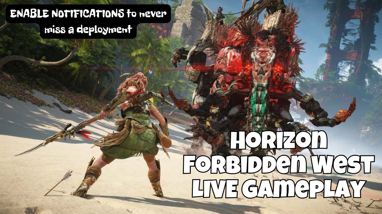 Horizon Forbidden West LIVE Gameplay Robots, Ruins & Accidental Heroics