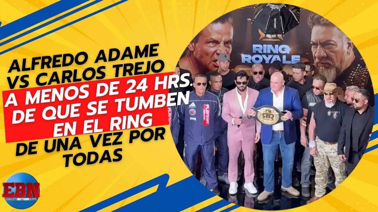 🚨ALFREDO ADAME vs Carlos Trejo a menos de 24 hrs de que se TUMBEN en el ring 🥊😆 de una vez por todas