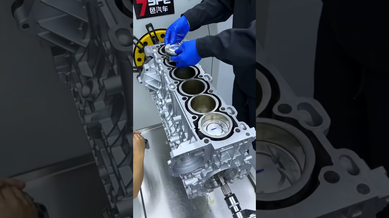 Volvo Inline 6 Engine Assembly #engine #carengine #Volvo