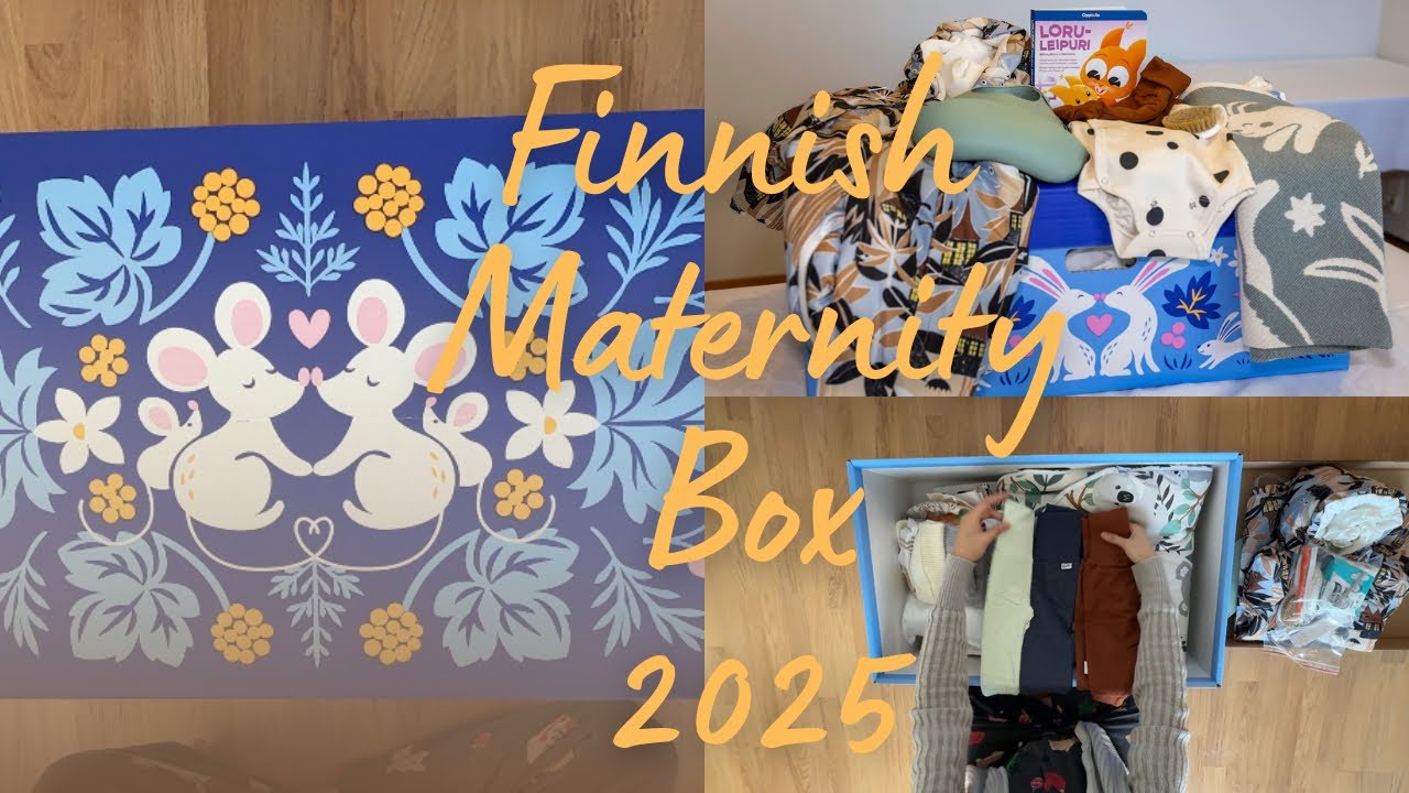 Unboxing the Finnish Maternity Box 2025 | Life in Finland #maternity #finland #livinginfinland #kela