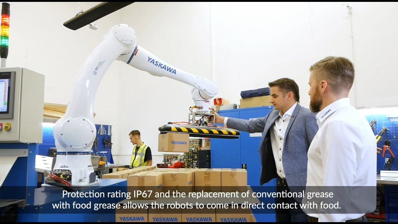 Stacja do paletyzacji z cobotem HC20 ProPak 1.5 - prezentacja | Yaskawa Polska