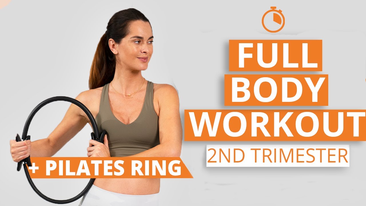 Prenatal Pilates Ring Full Body Workout | Olesia Stefanko