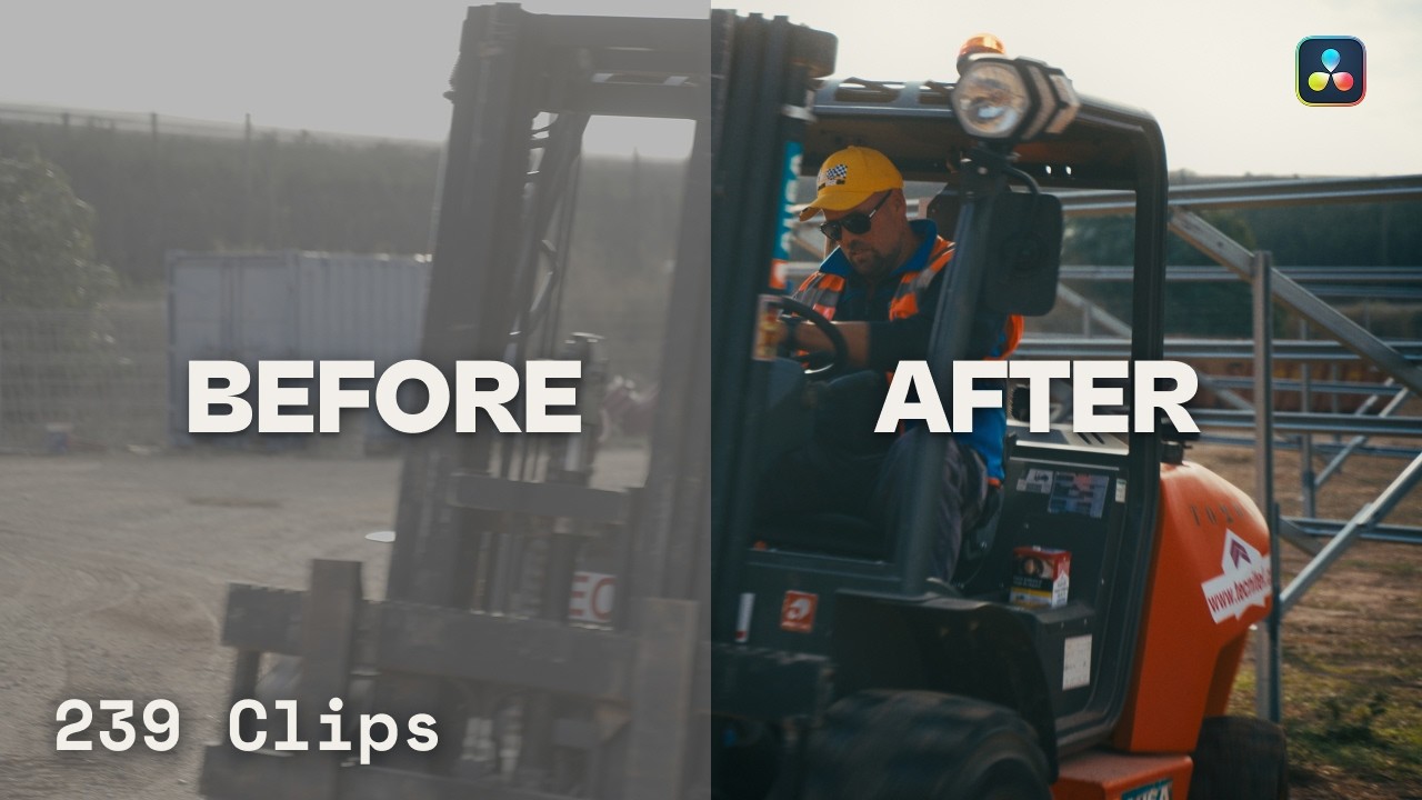 How I Color Grade 239 Corporate Clips Without Starting From Scratch