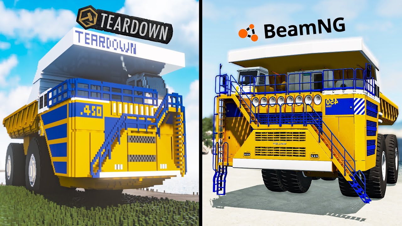 Belaz in Teardown vs Belaz in Beamng - Which is best?
