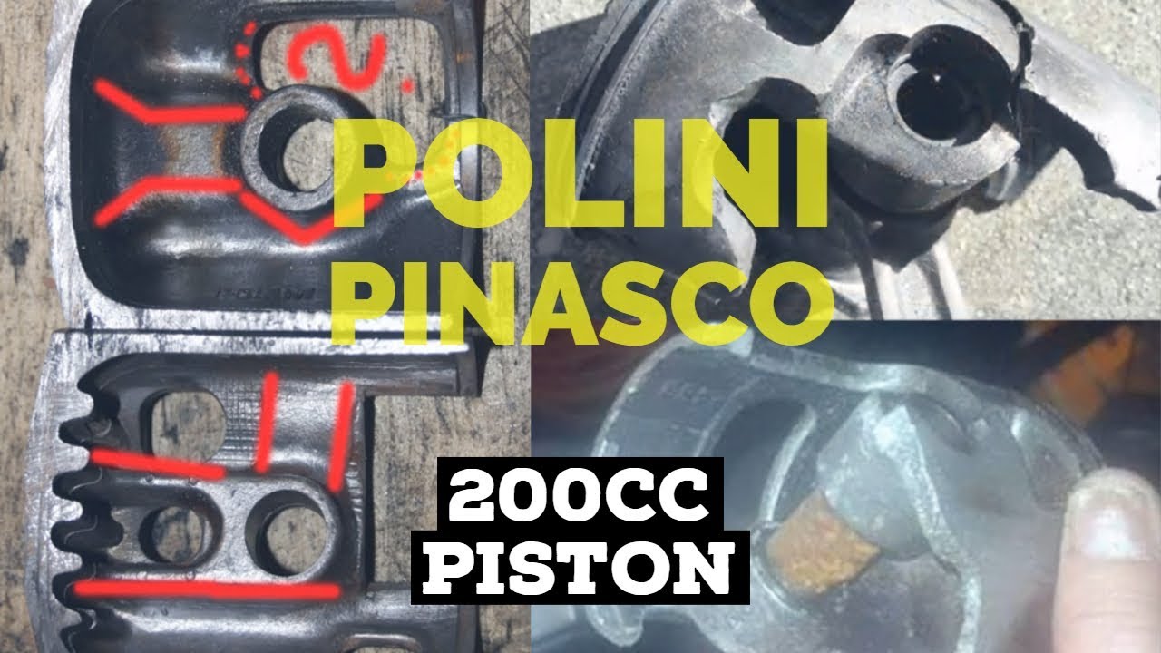 vespa POLINI & PINASCO piston good2know / 207, 210, 213, 225cc / FMPguides