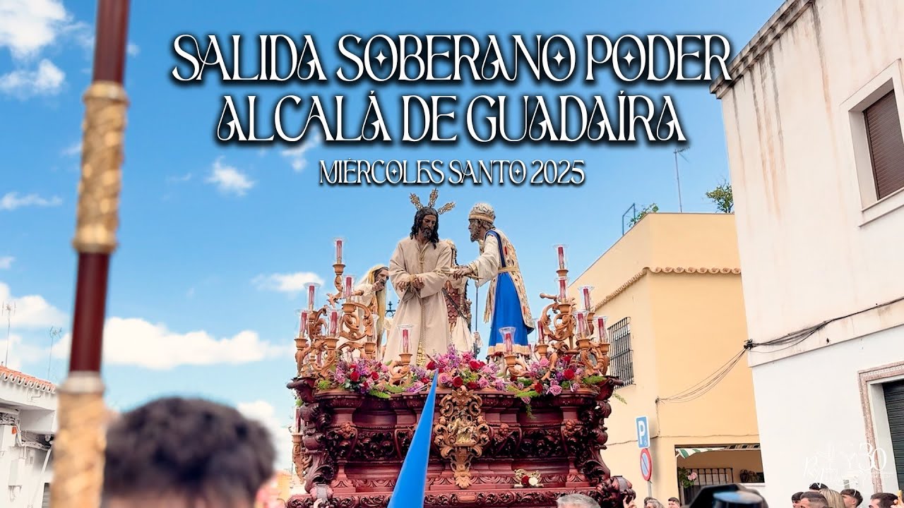 [4K] Salida Hermandad Soberano de Alcalá | Miércoles Santo 2025