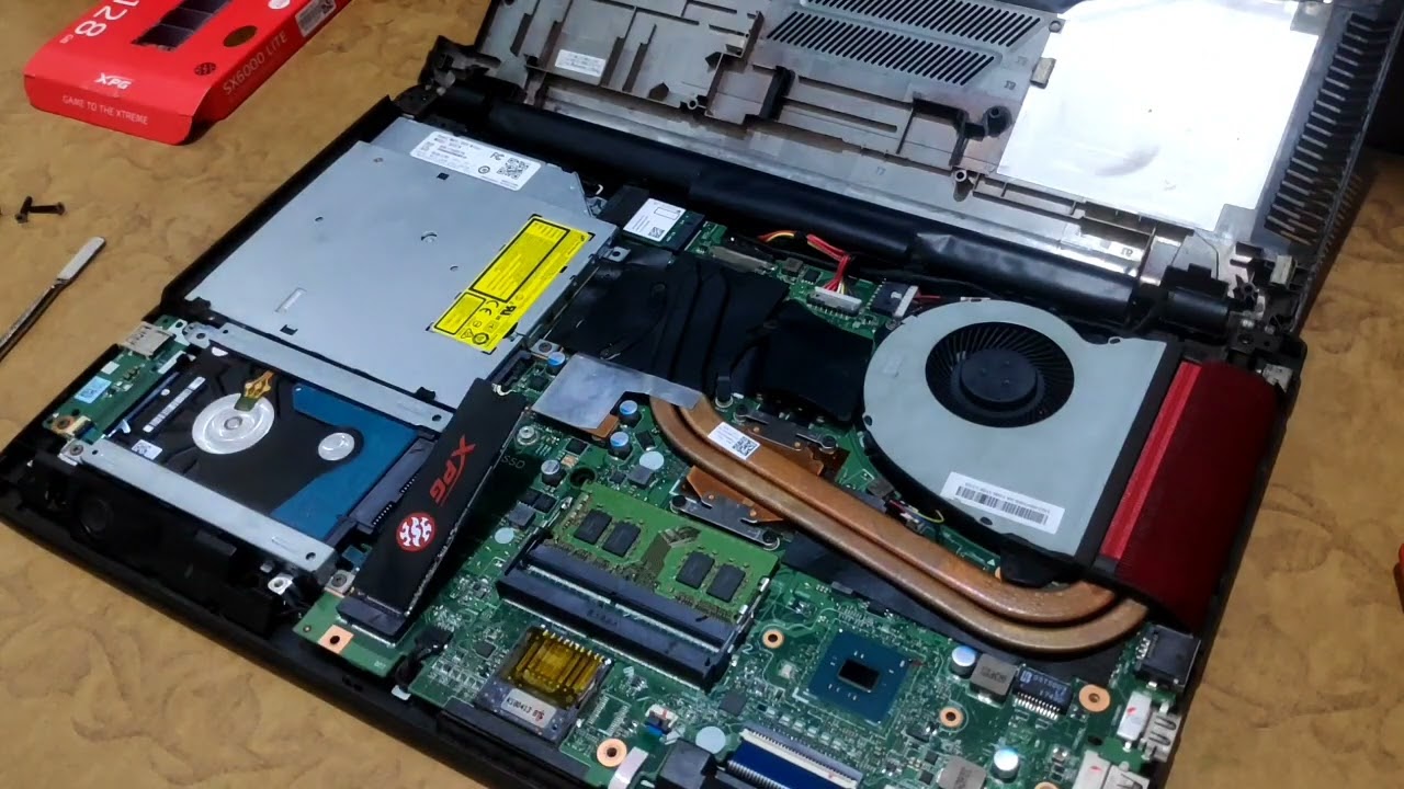 Asus Rog cleaning | repasta | upgrade ssd