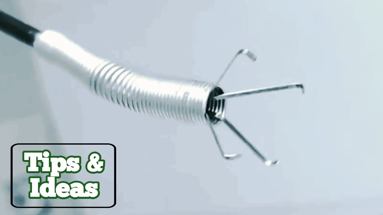 DECLOGGING AUGER, Sink & Drain cleaner | D' Tips & Ideas