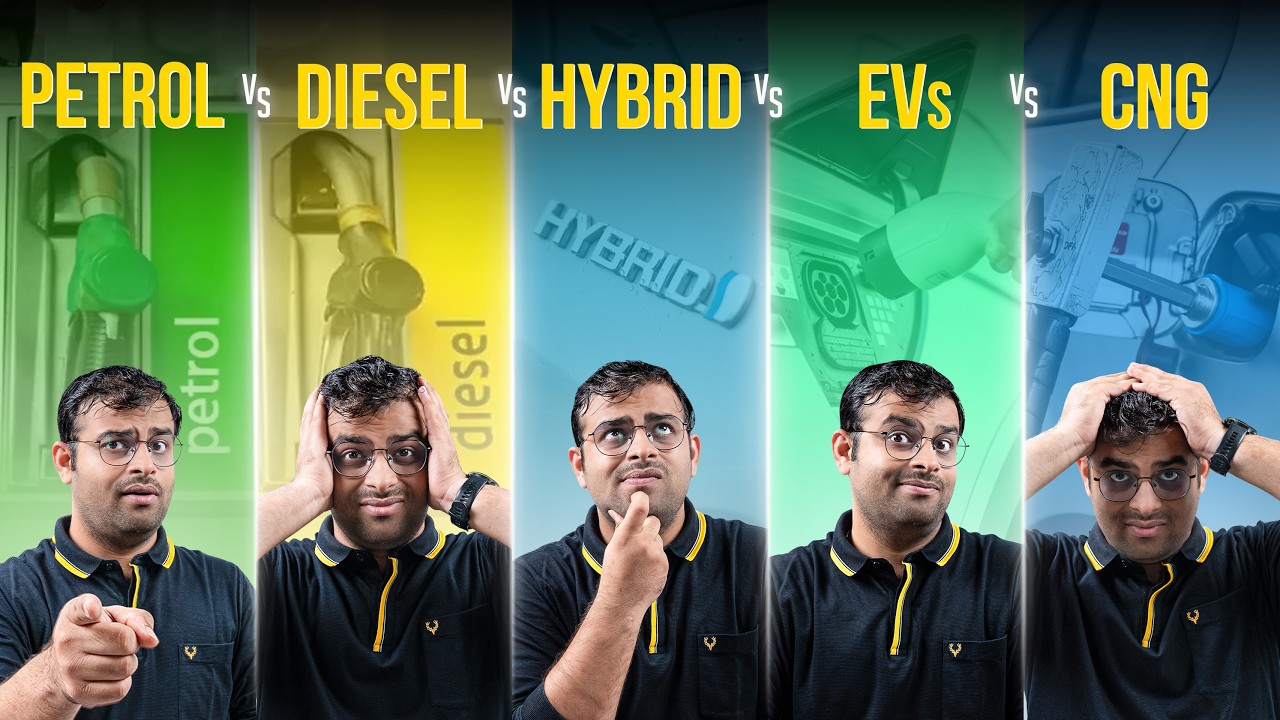 Which Fuel You Should Buy?! Petrol vs Diesel vs Hybrid vs CNG vs EV I Fuel War in 2025!
