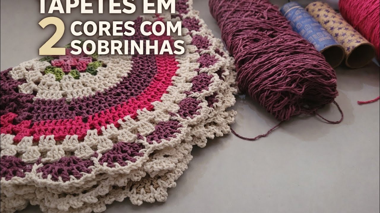 2 COMBINAÇÕES DE CORES | PAR DE TAPETES + TAPETE AVULSO COM Sobrinhas #começando2026semsobras 