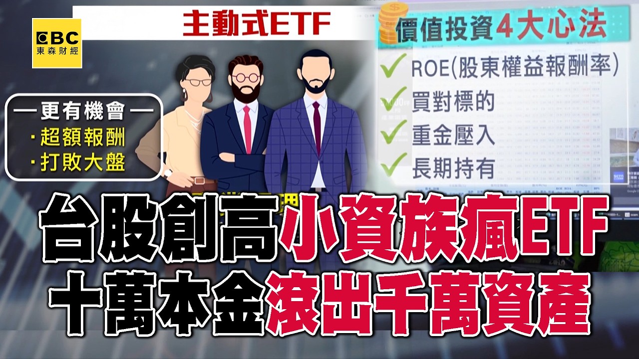 【全集】台股創高小資族瘋「主動式ETF」！「四大投資心法」十萬本金滾出千萬資產【趨勢造夢者】@dreammaker57