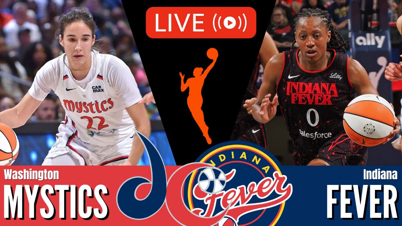 WNBA LIVE! WASHINGTON MYSTICS vs INDIANA FEVER | 2025 WNBA SEASON | August 16, 2025 | NBA 2K25